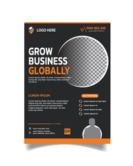 Creative Agency Flyer and Luxury Trendy Leaflet  Modern Business Flyer Template