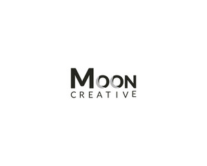 creative moon star vector logo design