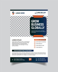 Premium Elegant Business Flyer and Trendy Leaflet  Modern Business Flyer Design