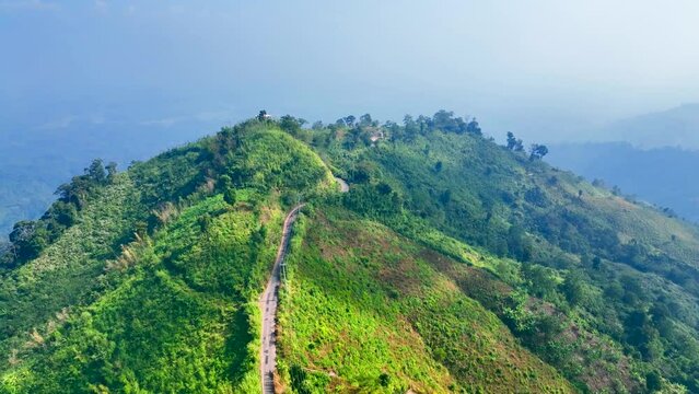 Drone Delight Exploring the Enchanting Mountainscape of Bandarban