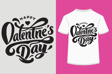 Happy Valentines Day T-shirt Design