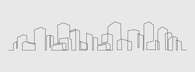 city skyline vector © Idee khan