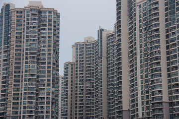 Fototapeta na wymiar City skyscrapers