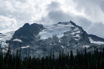 Fototapeta na wymiar Glacier on mountain