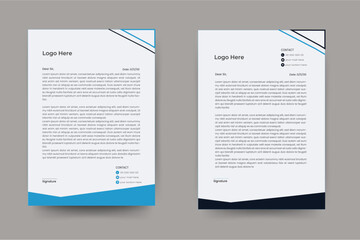 Modern Creative & Clean business style letterhead bundle of your corporate project design.Simple Letterhead