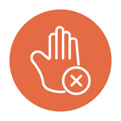 Obraz premium untochable sign