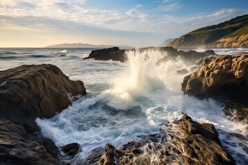 Fototapeta premium Wild Coastal Symphony