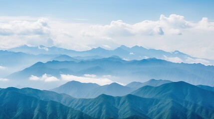 Snow mountain surrounded by clouds. Clouds on the top of the mountain