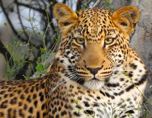 Leopard glance
