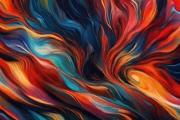 abstract background with flames