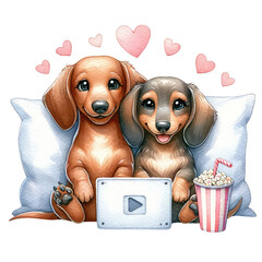Dachshund Valentine Clipart | Cute Dog Illustrations for Love Cards
Romantic Dachshund Vector Art | Adorable Valentine's Day Graphics
Loveable Dachshund Puppy Clipart | Heartwarming Valentine's Design