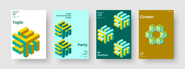 Naklejka premium Creative Report Design. Modern Book Cover Layout. Abstract Poster Template. Business Presentation. Flyer. Brochure. Background. Banner. Magazine. Pamphlet. Journal. Leaflet. Catalog. Handbill