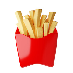 French fries 3D Icon