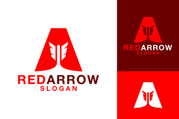 Letter A Arrow Logo Design