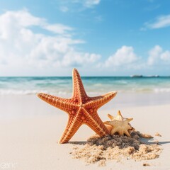 Starfish on the beach