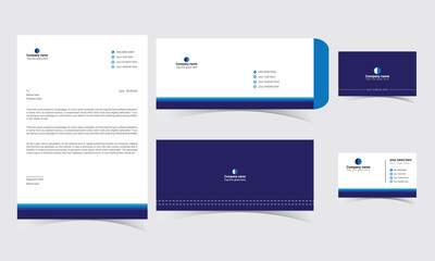 Corporate stationery design.