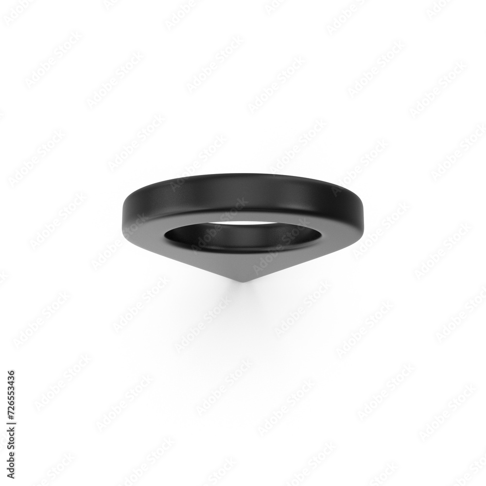 Poster 3d png map pointer, location map icon, black texture, black location pin or navigation, web location