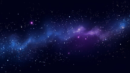 Naklejka premium Sparkling starry night sky background