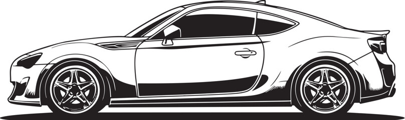 Vector car icon. Element of transport side view icon. One of the collections icon for website design and development, app development mobile concept.