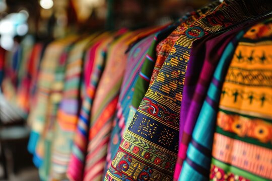 Thailands vibrant fabric crafts.