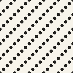 Vector seamless pattern. Repeating geometric elements. Stylish monochrome background design.
