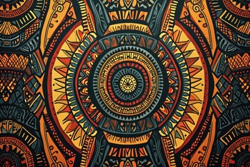 African Tribal Vintage Ethnic Pattern