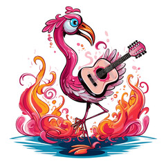 Smoky Flamenbird