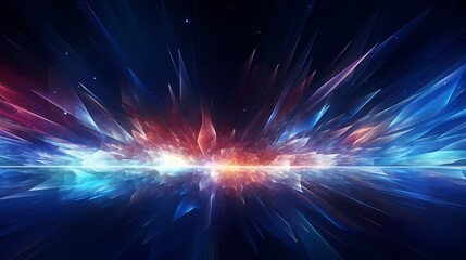 Abstract background of future network technology and network connections