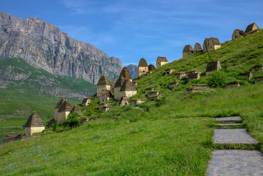 Dargavs. City of the dead, North Ossetia