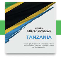 social media post templates with the theme of world countries' independence day