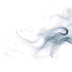 Abstract flying smoke swirl, smoke cloud, a soft Smoke explode cloudy on transparent png.
