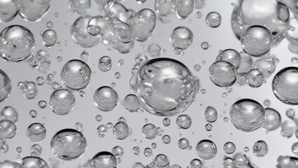 water drops on glass  realistic water droplets pattern, showing the variation and the randomness of water.  