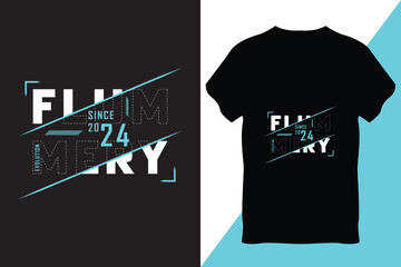 Text Effect T-Shirt Design Vector