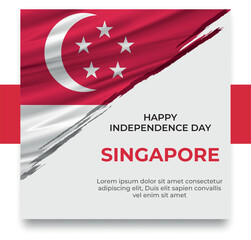 social media post templates with the theme of world countries' independence day