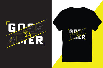 Text Effect T-Shirt Design Vector