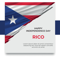 social media post templates with the theme of world countries' independence day