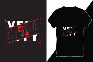 Text Effect T-Shirt Design Vector