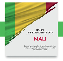 Obraz premium social media post templates with the theme of world countries' independence day