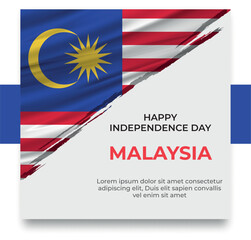 social media post templates with the theme of world countries' independence day