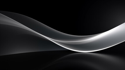 abstract black, white wave smooth background.