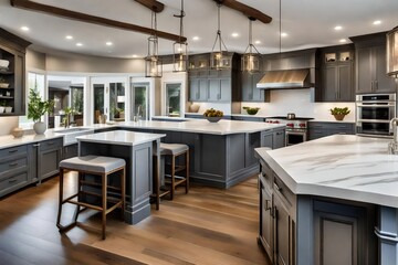 beautiful modern kitchen interior