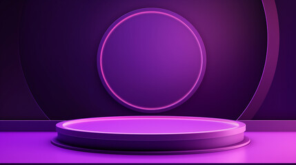 purple circle background.