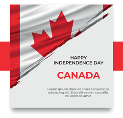 social media post templates with the theme of world countries' independence day