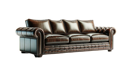 Leather sofa. Сouch for home.