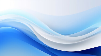 Obraz premium abstract light blue wave smooth background.