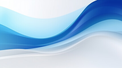abstract light blue wave smooth background.