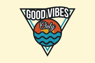 GOOD VIBES ONLY OVERSIZED TSHIRT