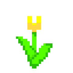 Obraz premium Pixel nature pixel art 