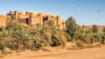 Fototapeta na wymiar Ait Ben Hadou, Draa Valley, Morocco