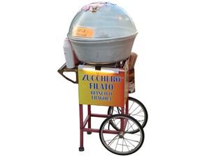 trolley for cotton candy machine-